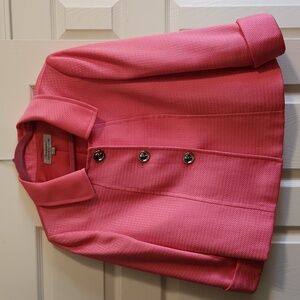 SALE- Tahari size 12 blazer jacket, pink